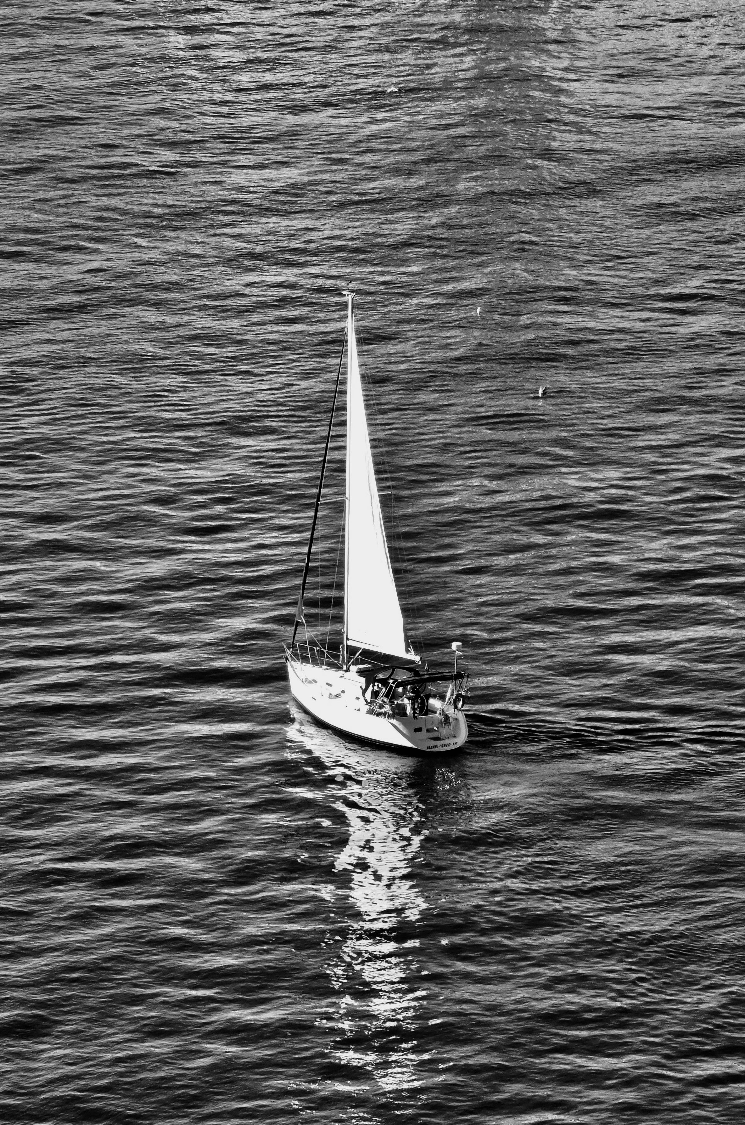 Sailboat on Lake Michigan representing the online therapy process